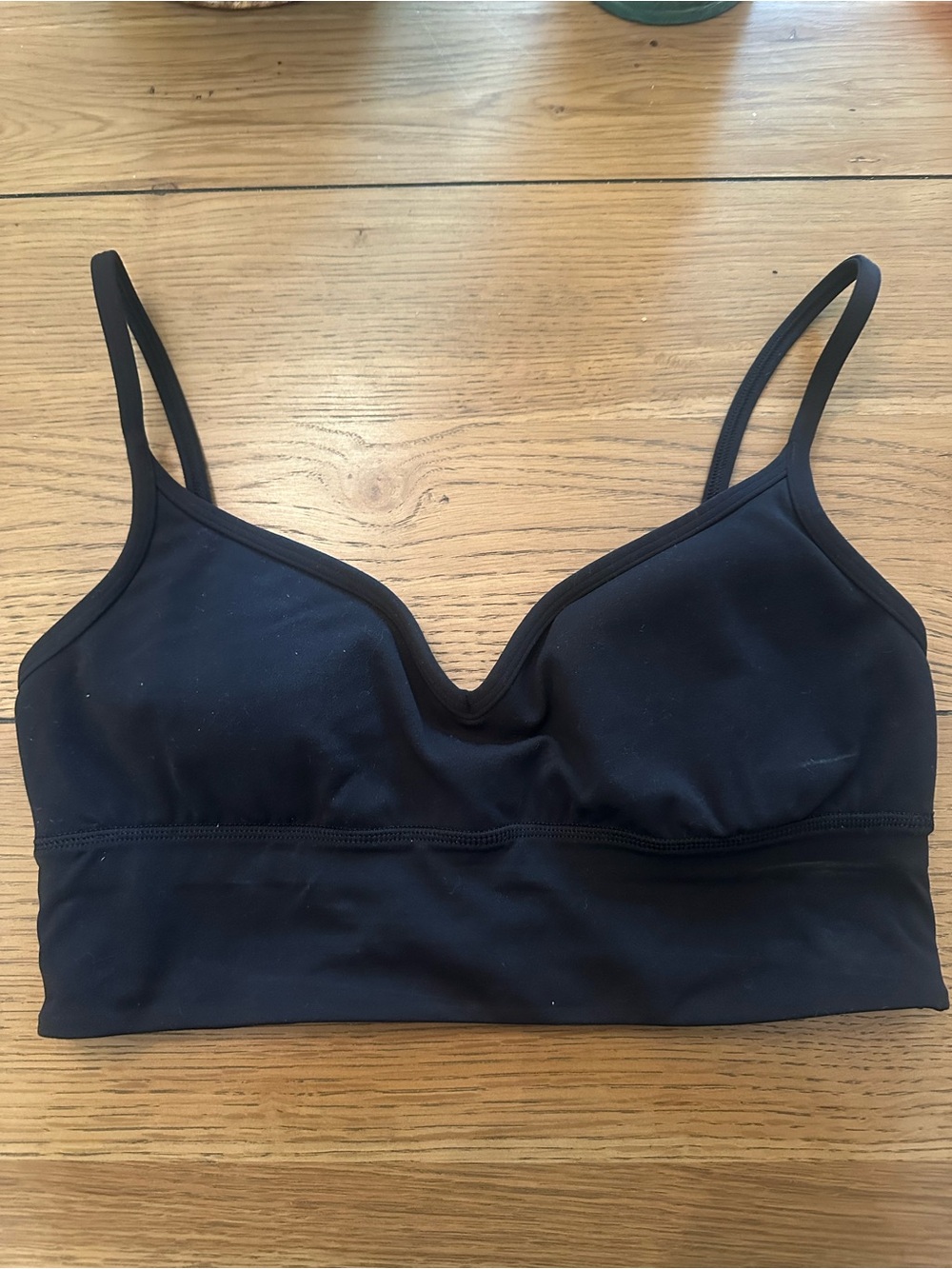 Lululemon black bra with padding size 8